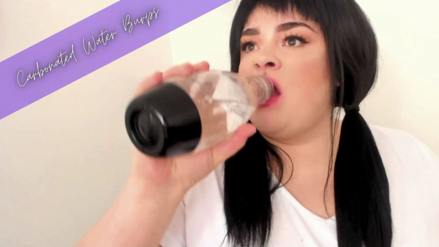 Carbonated Soda Water BBW Burping MP4 video from Harlow Golde