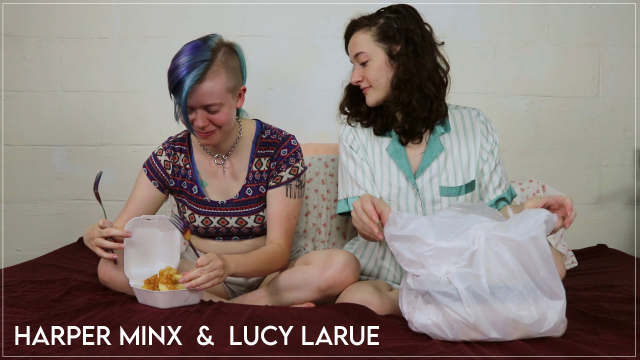 Eating Chinese Food with Lucy video from Harper Minx