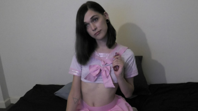 Innocent School Girl Fucks Herself video from Morgan Mayhem