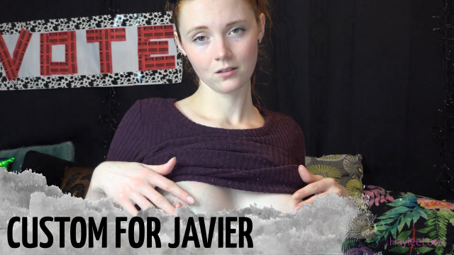 Custom For Javier video from HayleeLove