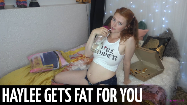 Haylee Gets Fat For You video from HayleeLove