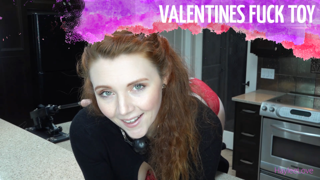 Valentines Fuck Toy video from HayleeLove