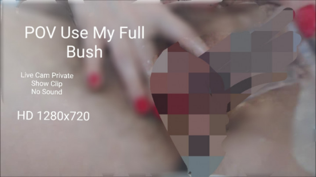 POV Use My Full Bush video from Eve The Hedon Princess