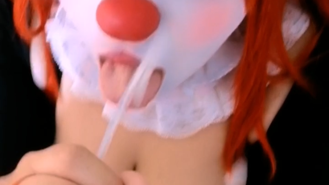 Clown Cumshot Blowjob Quickie POV video from Honkers