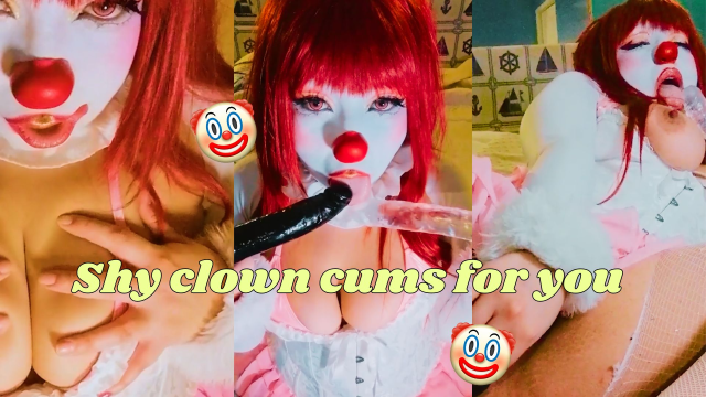 Shy Clowngirl Masturbates For You video from Honkers