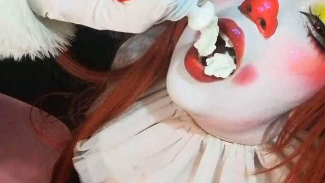 Whipped Creamed Clown Creams Herself video from Honkers