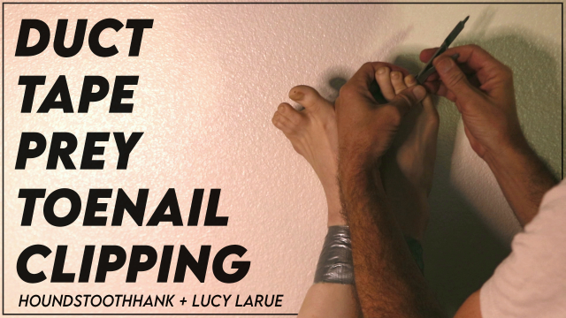 Duct Tape Prey Toenail Clipping video from HoundstoothHank