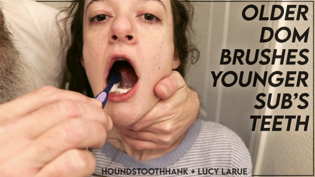 Older Dom Brushes Younger Subs Teeth video from HoundstoothHank