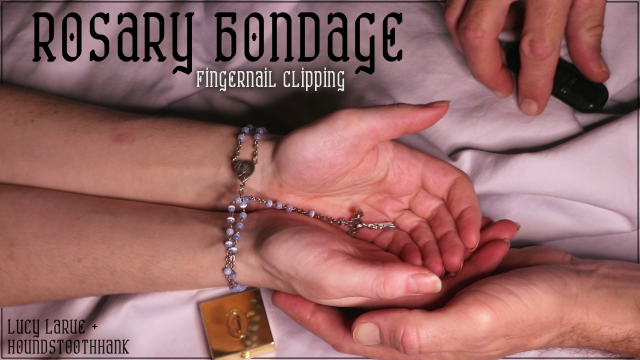 Rosary Bondage Fingernail Clipping video from HoundstoothHank