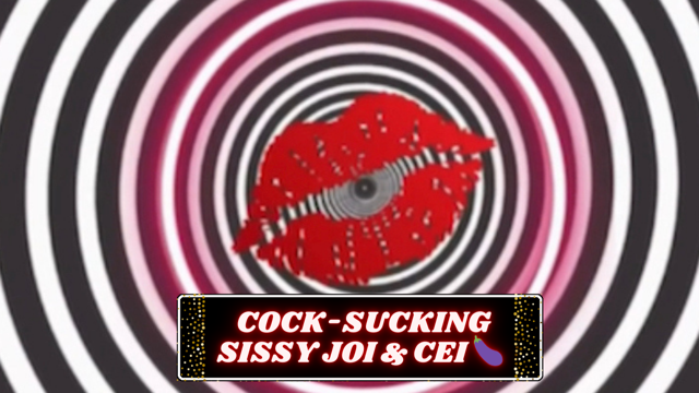 Cock-Sucking Sissy JOI & CEI video from Mistress Lancy Rose