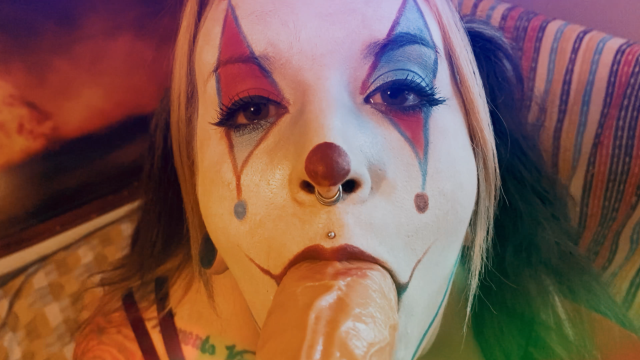 Naughty Clown Girl Gets Messy Facial video from InfinityWhore
