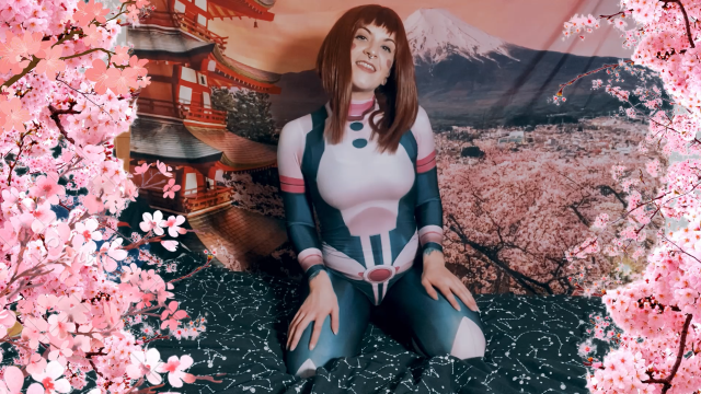 Ochaco Uraraka Strip Tease & Pussy Play video from InfinityWhore