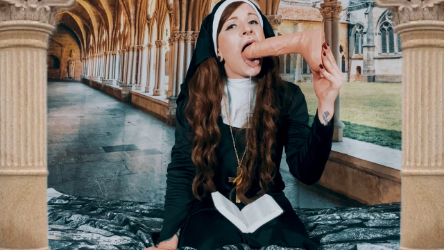 Stuffing Bible Pages &Using Jesus To Cum video from InfinityWhore