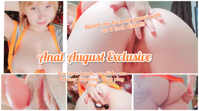 Ass & Anal August with Pussy Destroying Fun Messy Squirting video from Invadernoodles