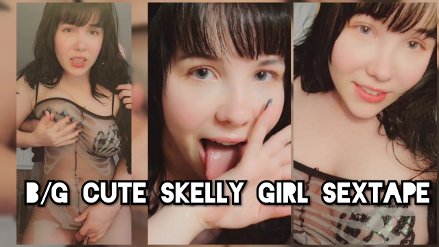 B/G Cute Skelly Girl Sextape video from Invadernoodles