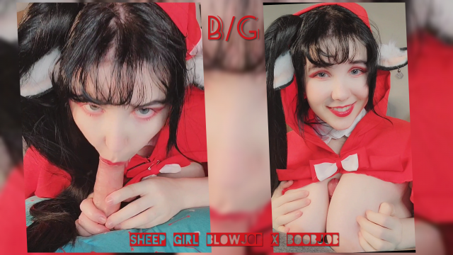 B/G Sheep Girl Blowjob x Boobjob video from Invadernoodles