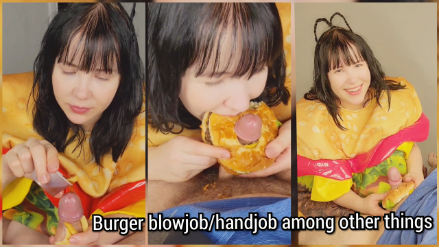 Burger blowjob/handjob among other things video from Invadernoodles