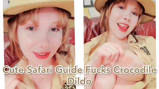 Cute Safari Guide Fucks Crocodile Dildo video from Invadernoodles