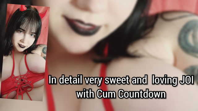 In detail very sweet and  loving JOI with Cum Countdown video from Invadernoodles