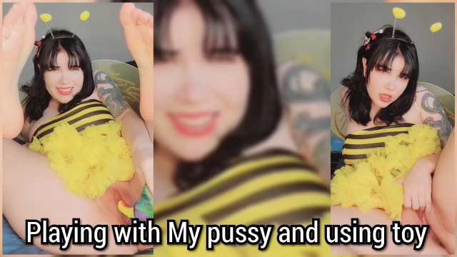 Playing with My pussy and using toy video from Invadernoodles