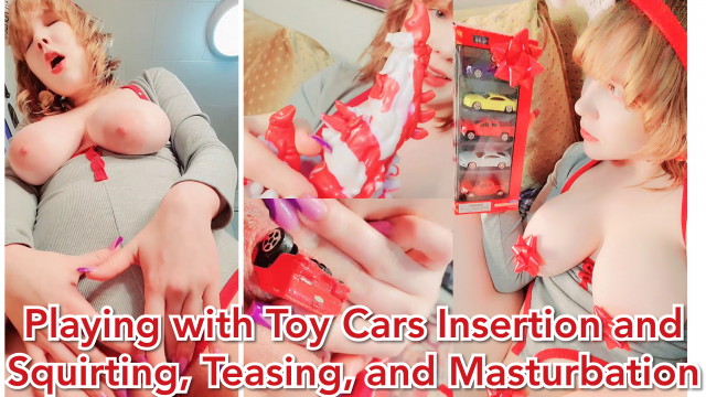 Playing with Toy Cars Insertion and Squirting, Teasing, and Masturbation video from Invadernoodles