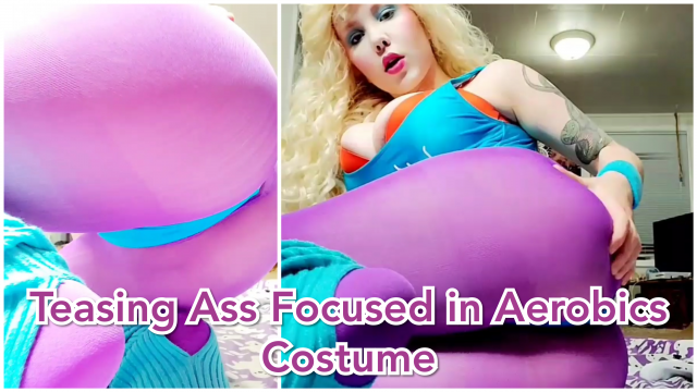 Teasing Ass Focused in Aerobics Costume video from Invadernoodles