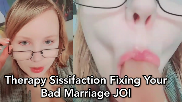 Therapy Sissifaction Fixing Your Bad Marriage JOI video from Invadernoodles