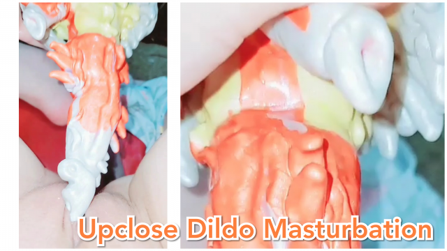 Upclose Dildo Masturbation video from Invadernoodles