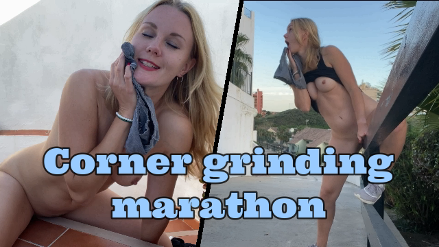 Corner humping marathon in public video from Iviroses
