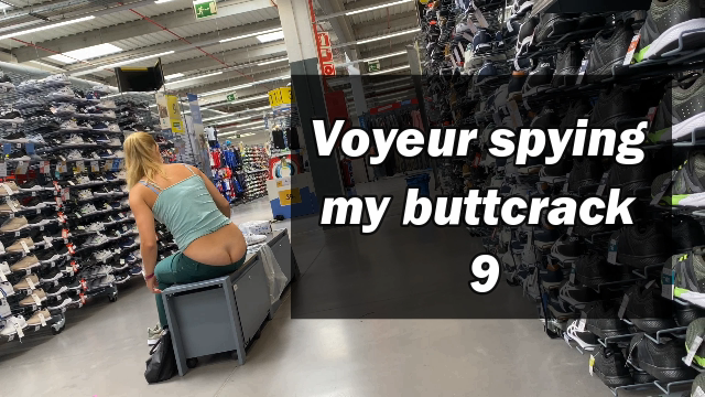 Voyeur spying my butt crack in shoe store 9 video from Iviroses