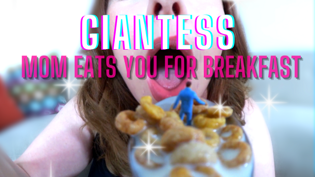 Giantess Mom Eats You For Breakfast video from Ivy Wild