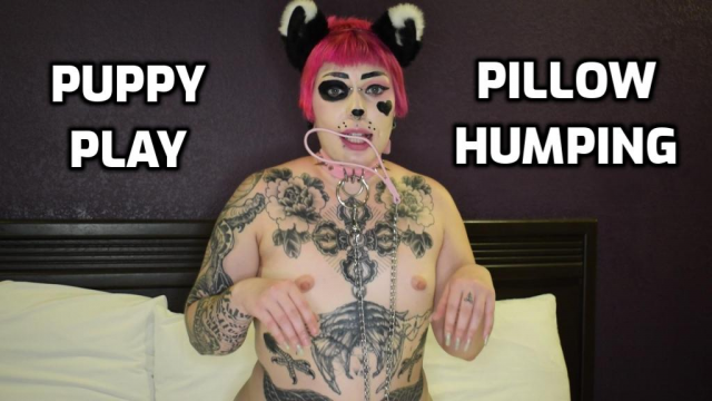 Puppy Play Pillow Humping video from Jaeda Nacht