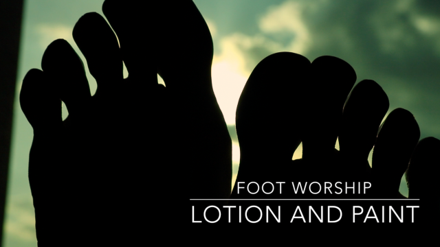 Foot Worship Lotion and Paint video from Jasper