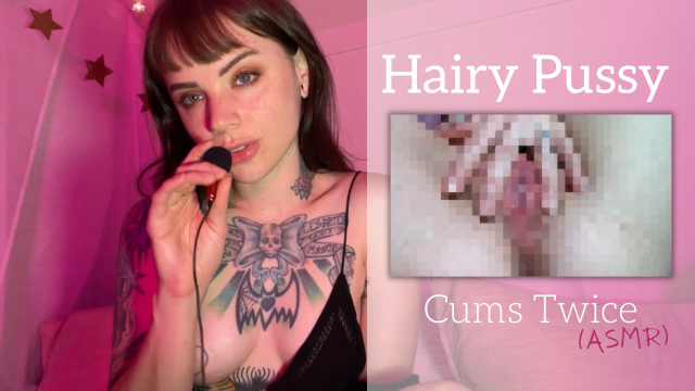 Hairy Pussy Cums Twice ASMR video from Jasper