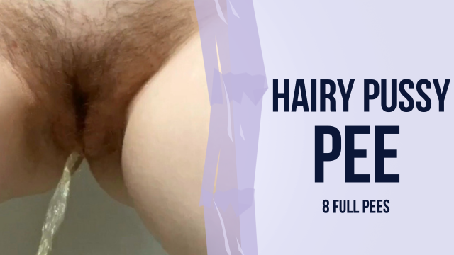 Hairy Pussy Pee video from Jasper