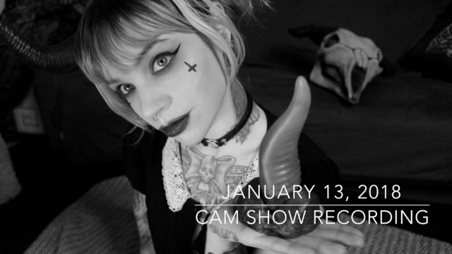 Recorded Cam Show 1.13.2018 video from Jasper