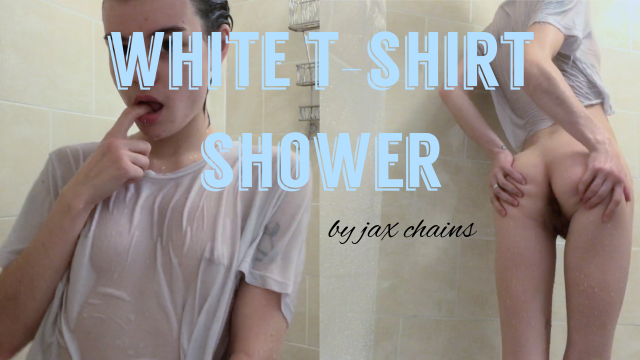 White T-Shirt Shower Fun video from LUNE