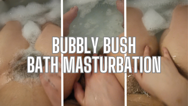 Bubbly Bush Bath Masturbation video from Jayne Melons