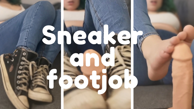 Cum For My Dirty Worn Sneakers Footjob video from Jayne Melons
