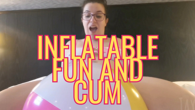 Inflatable Fun And Cum video from Jayne Melons