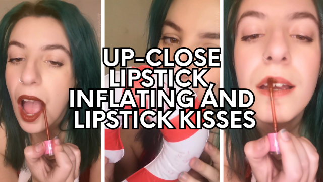 Up-Close Lipstick Fetish And Inflatable Kisses video from Jayne Melons