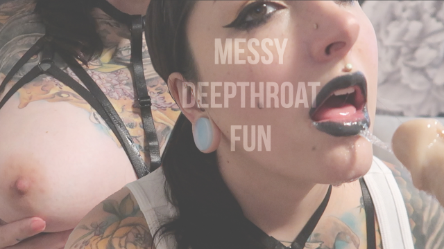 Messy Deepthroat Fun video from Jude Ryan