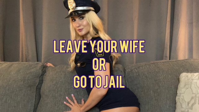 Leave Your Wife or Go To Jail video from Julia Robbie