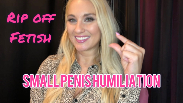 Small Penis Loser's Get to Pay MORE! video from Julia Robbie