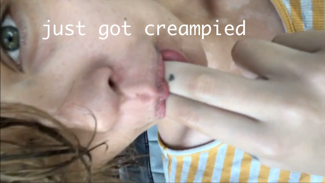 just got creampied video from Juniper Gray