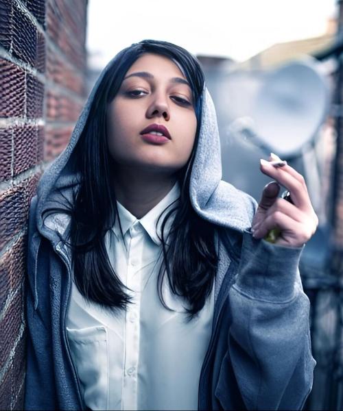 Karina Smoking contest photo