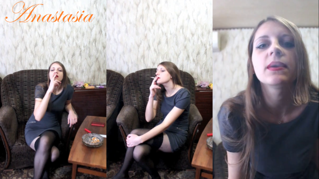 Introducing Anastasia - long time heavy smoker video from Karina Smoking