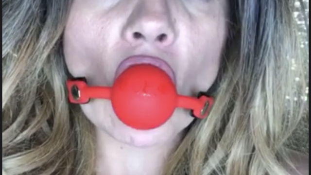Gagged and Squirting video from Kates Kurves