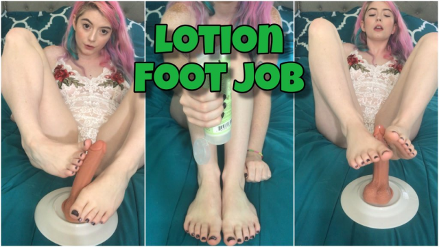 Lotion Foot Job video from Katherine Pine