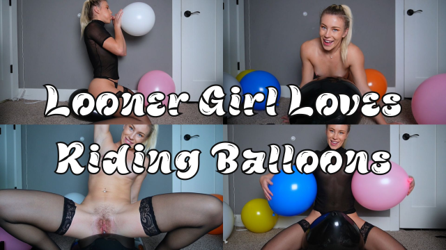 Looner Girl Loves Riding Balloons video from Keeks